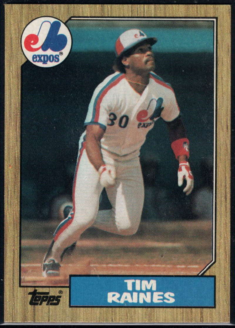 1987 Topps #30 Tim Raines Expos