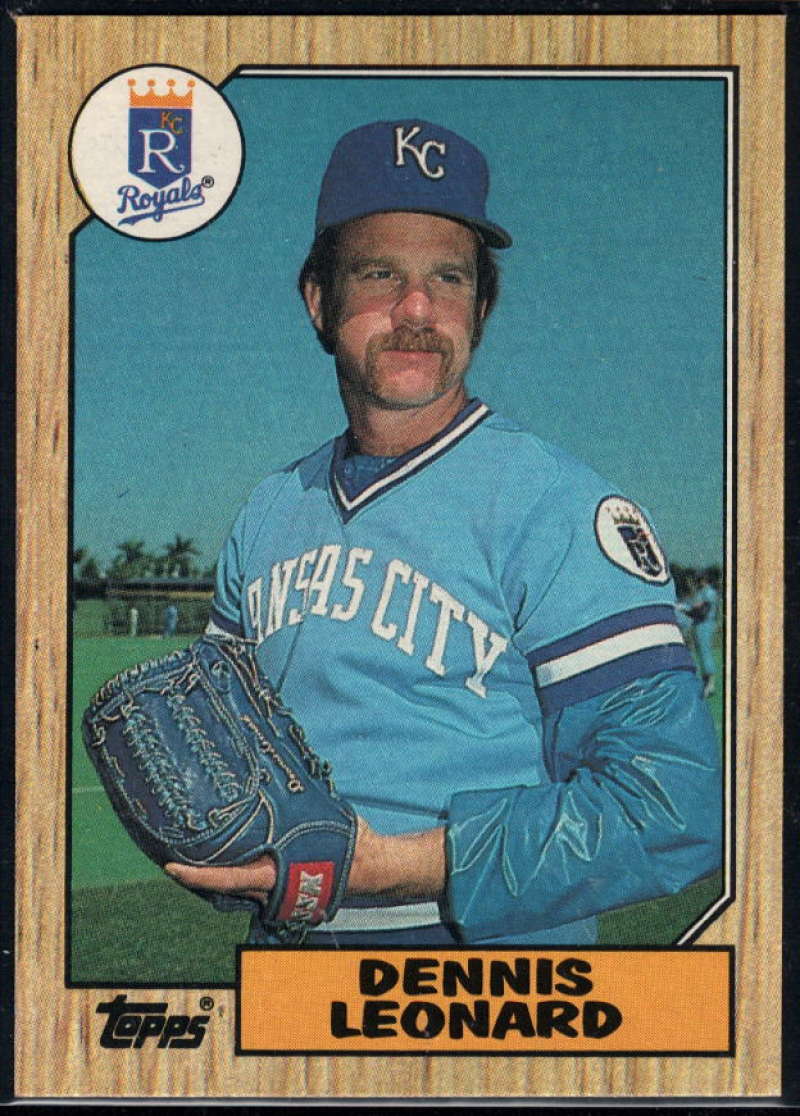 1987 Topps #38 Dennis Leonard Royals Image 1