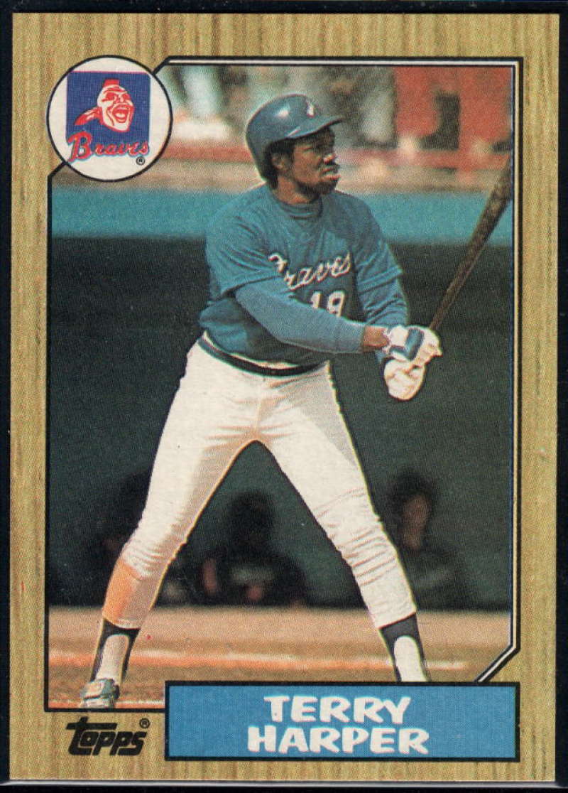 1987 Topps #49 Terry Harper Braves Image 1