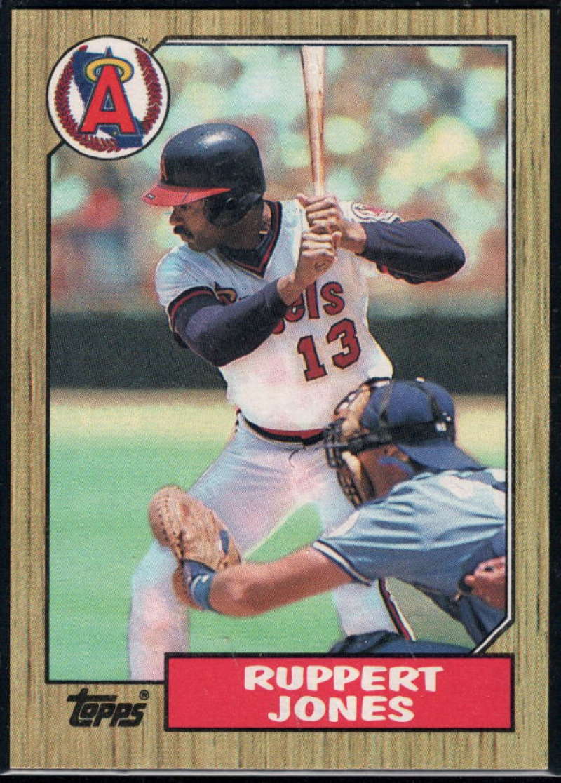 1987 Topps #53 Ruppert Jones Angels Image 1