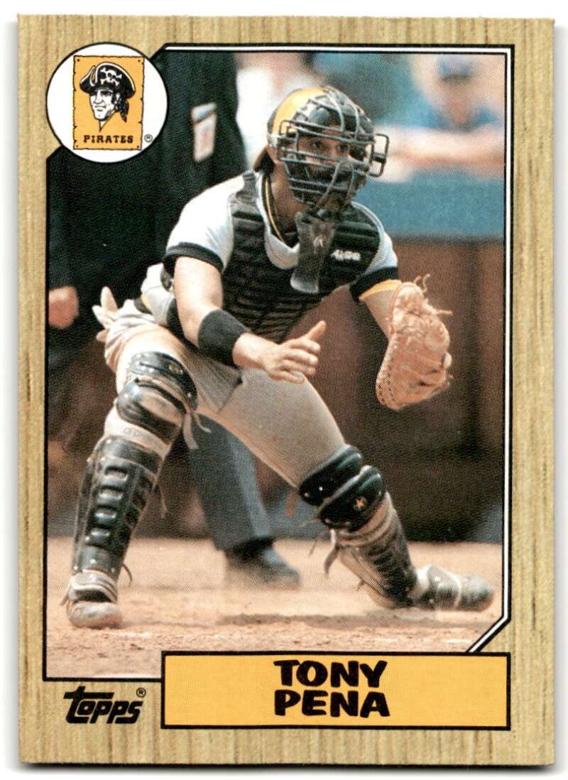 1987 Topps #60 Tony Pena Pirates Image 1