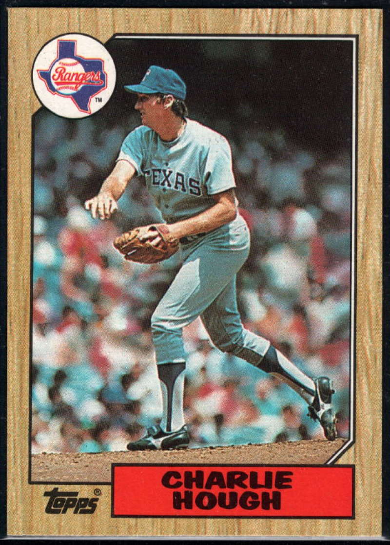 1987 Topps #70 Charlie Hough Rangers Image 1