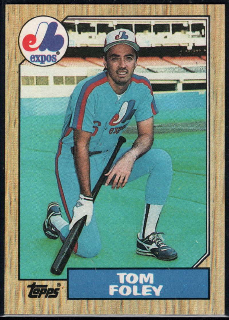 1987 Topps #78 Tom Foley Expos Image 1