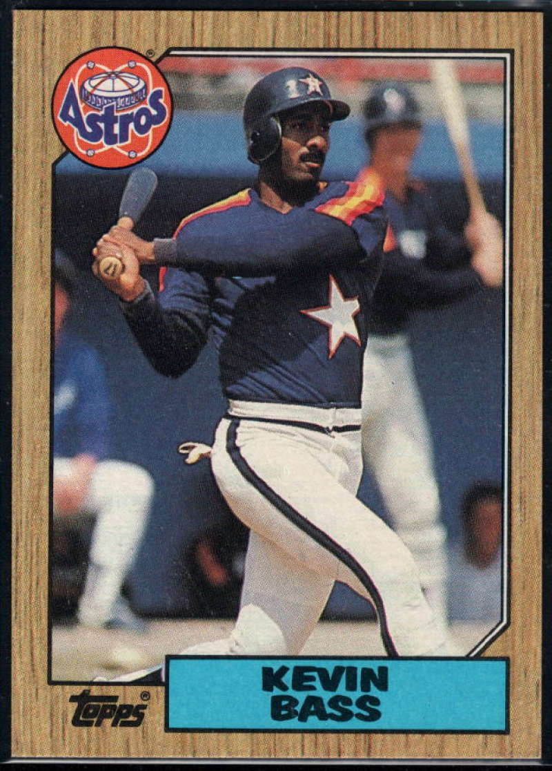 1987 Topps #85 Kevin Bass Astros Image 1