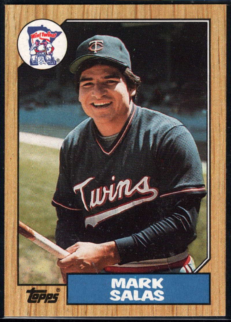 1987 Topps #87 Mark Salas Twins Image 1