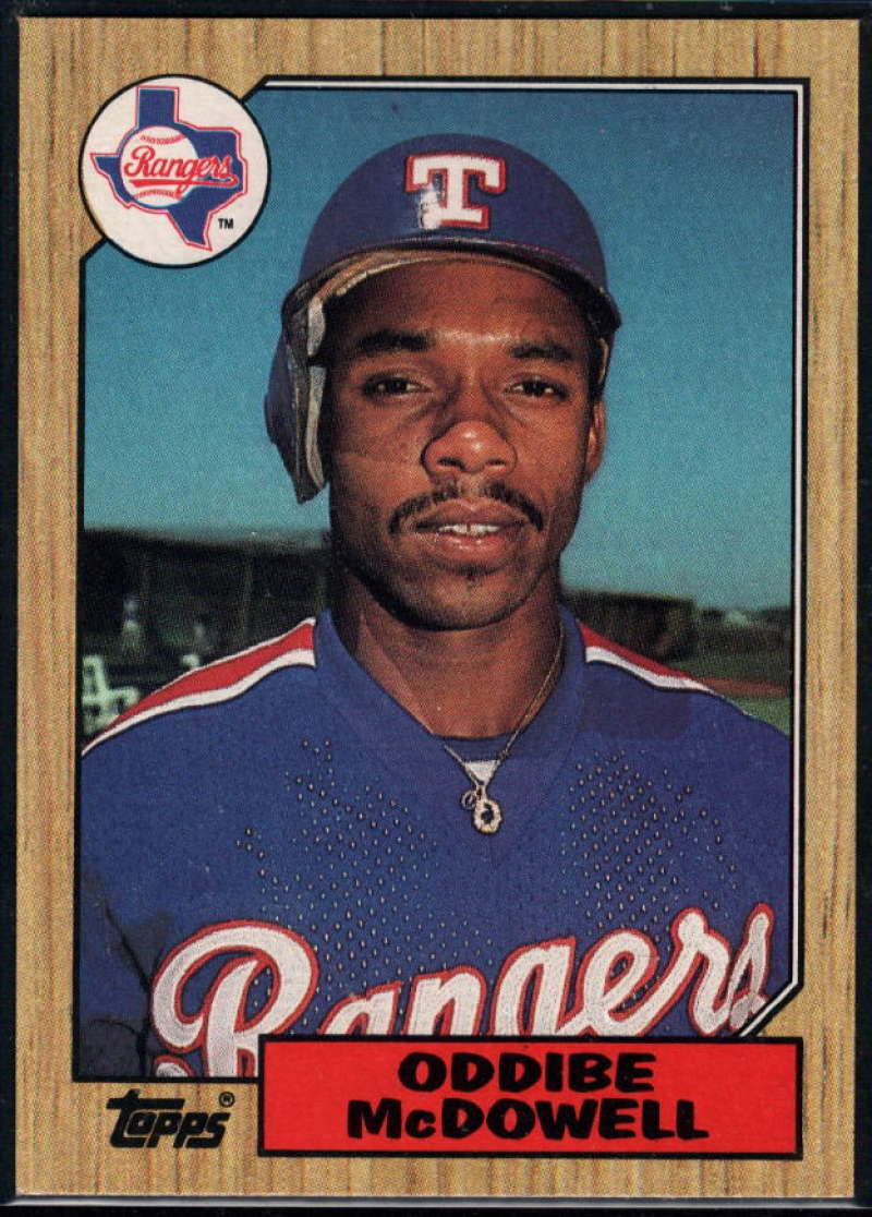1987 Topps #95 Oddibe McDowell Rangers