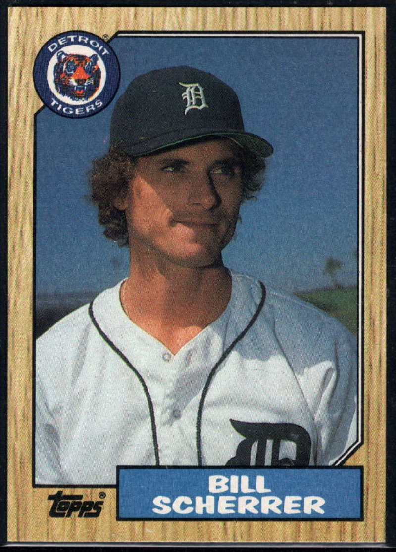 1987 Topps #98 Bill Scherrer Tigers Image 1