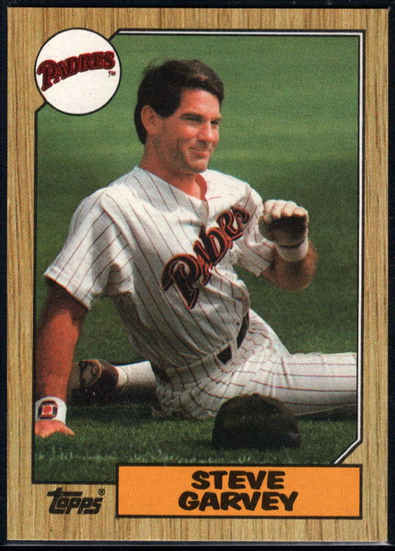 1987 Topps #100 Steve Garvey Padres Image 1