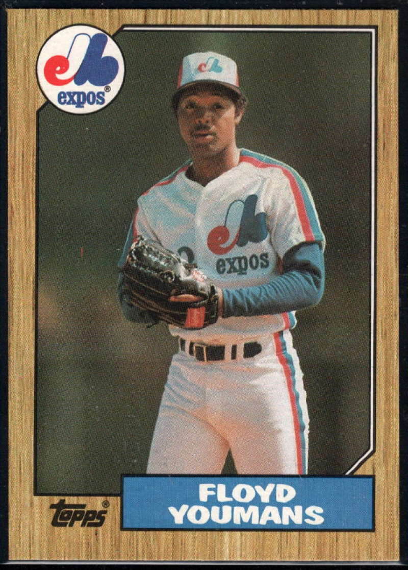 1987 Topps 105 Floyd Youmans Expos Hockey Card World Inc