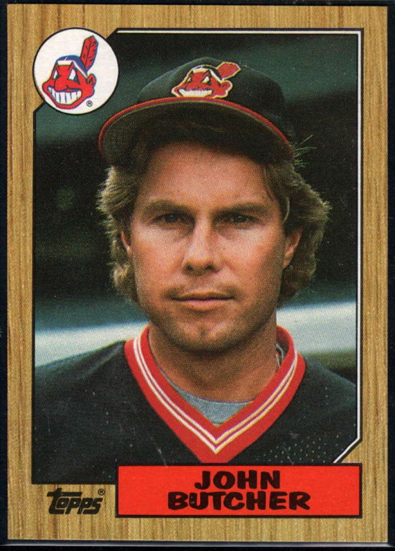 1987 Topps #107 John Butcher Indians Image 1