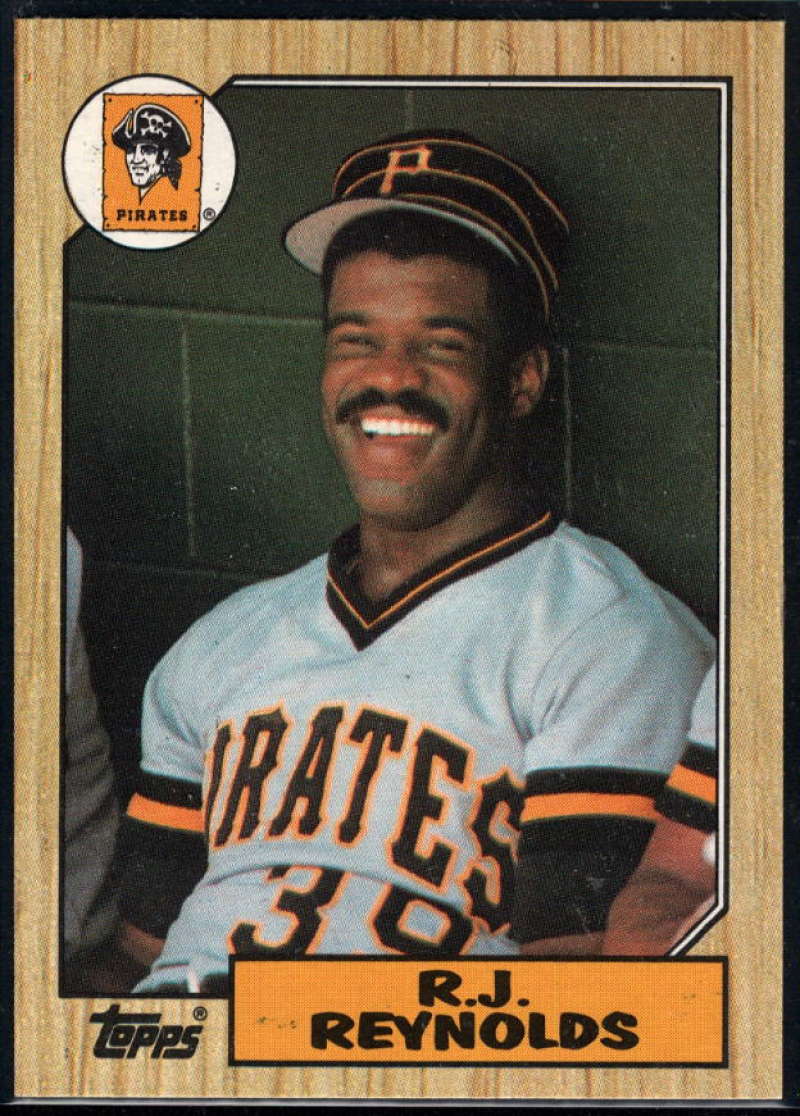 1987 Topps #109 R.J. Reynolds Pirates Image 1