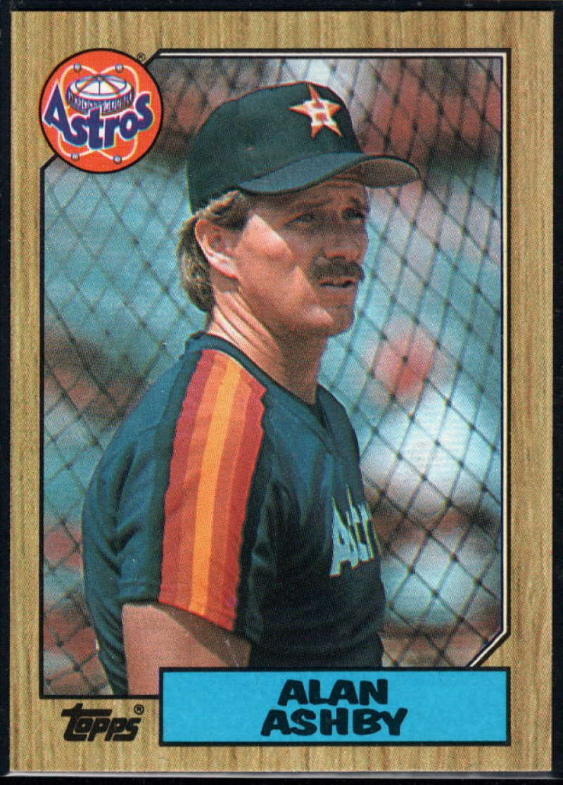 1987 Topps #112 Alan Ashby Astros Image 1