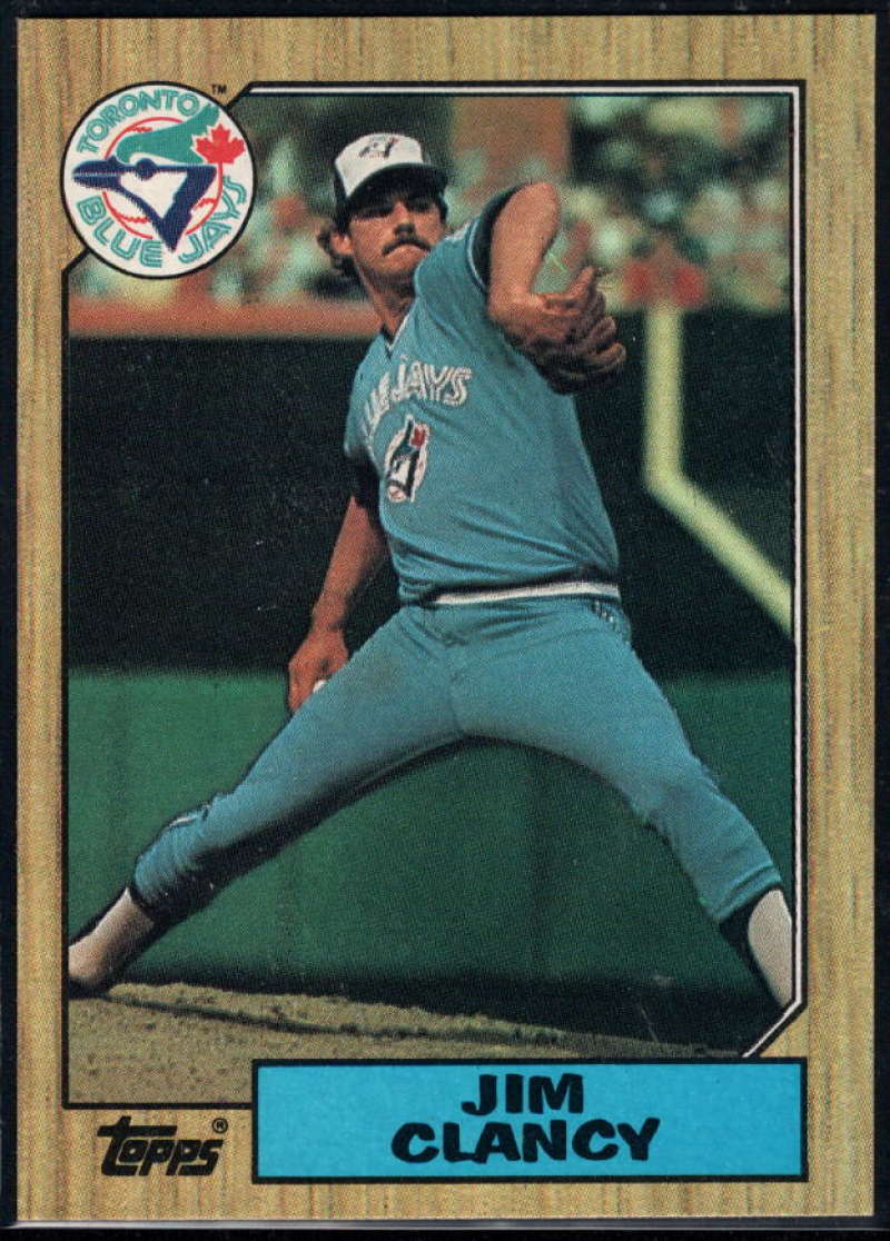 1987 Topps #122 Jim Clancy Blue Jays Image 1