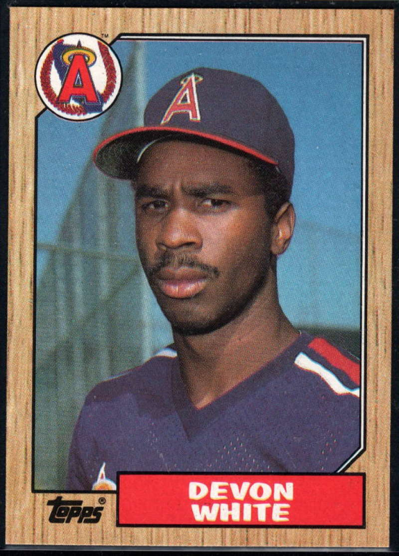 1987 Topps #139 Devon White RC Rookie Angels