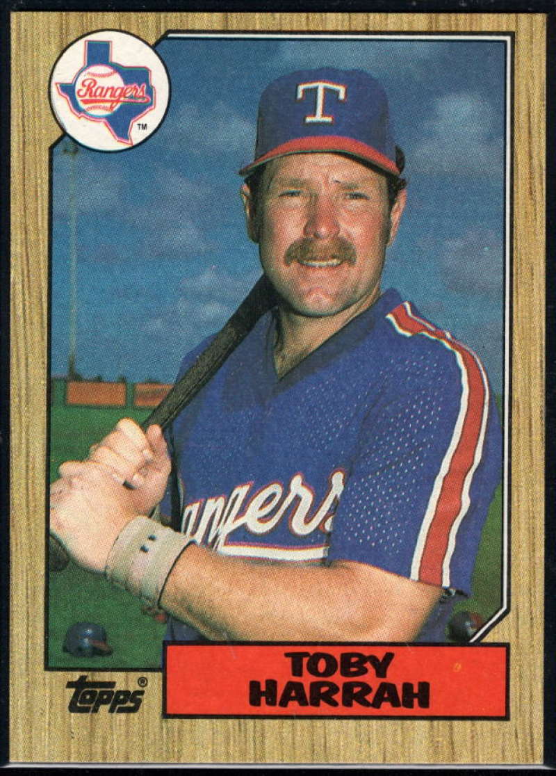 1987 Topps #152 Toby Harrah Rangers Image 1