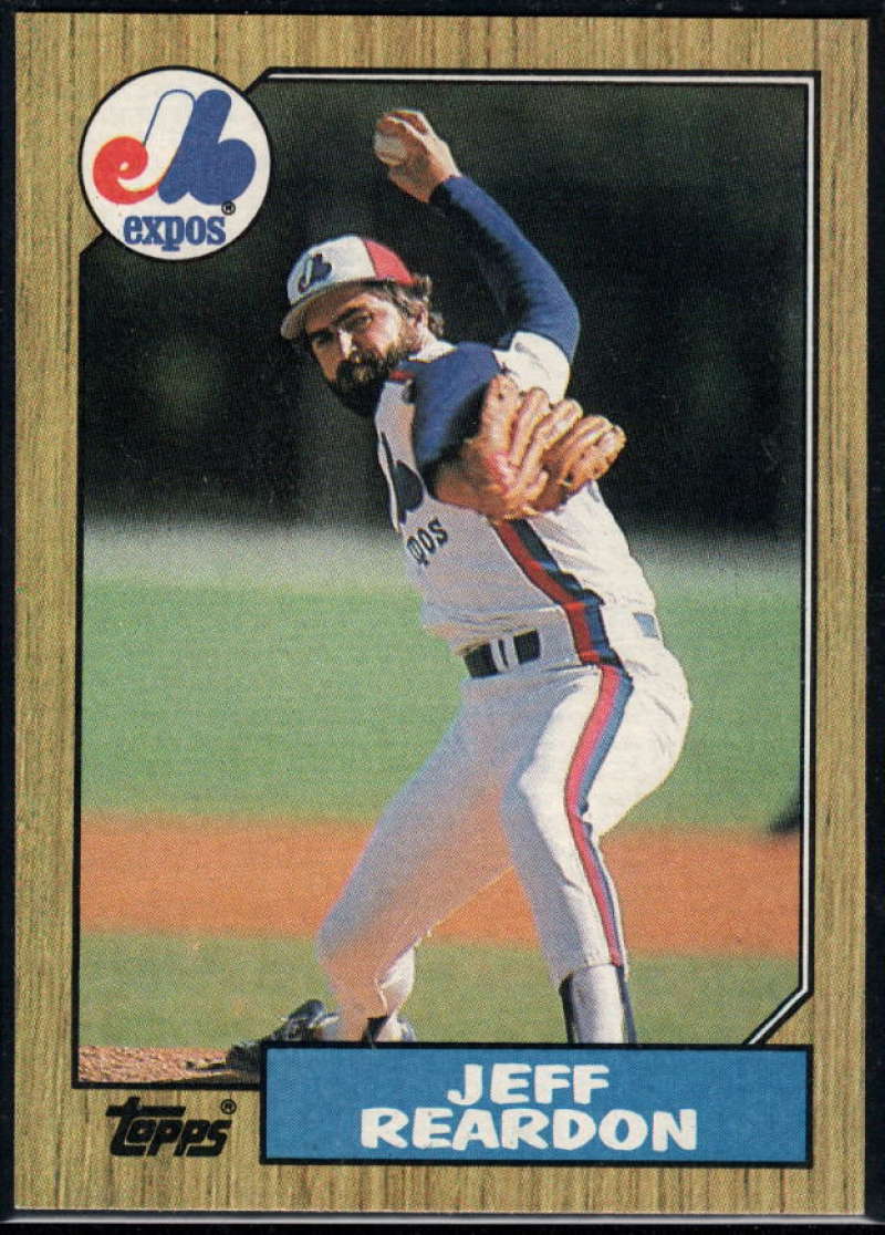 1987 Topps #165 Jeff Reardon Expos Image 1