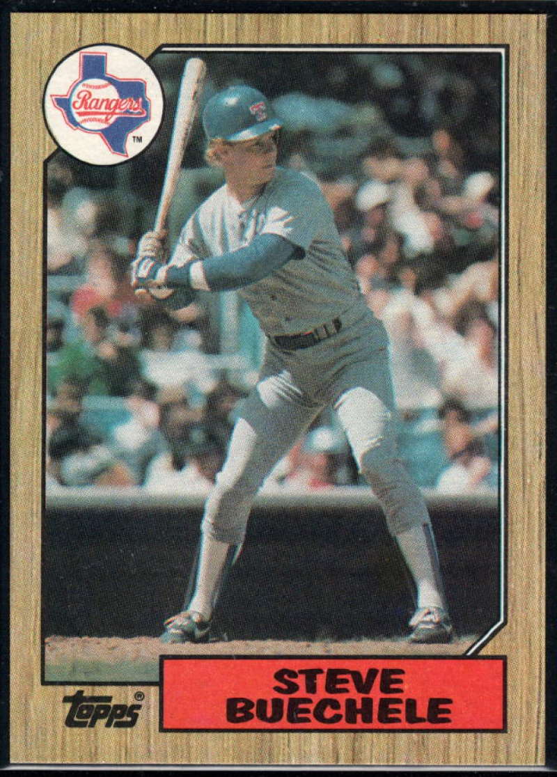 1987 Topps #176 Steve Buechele Rangers Image 1