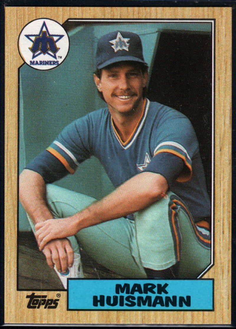 1987 Topps #187 Mark Huismann Mariners Image 1