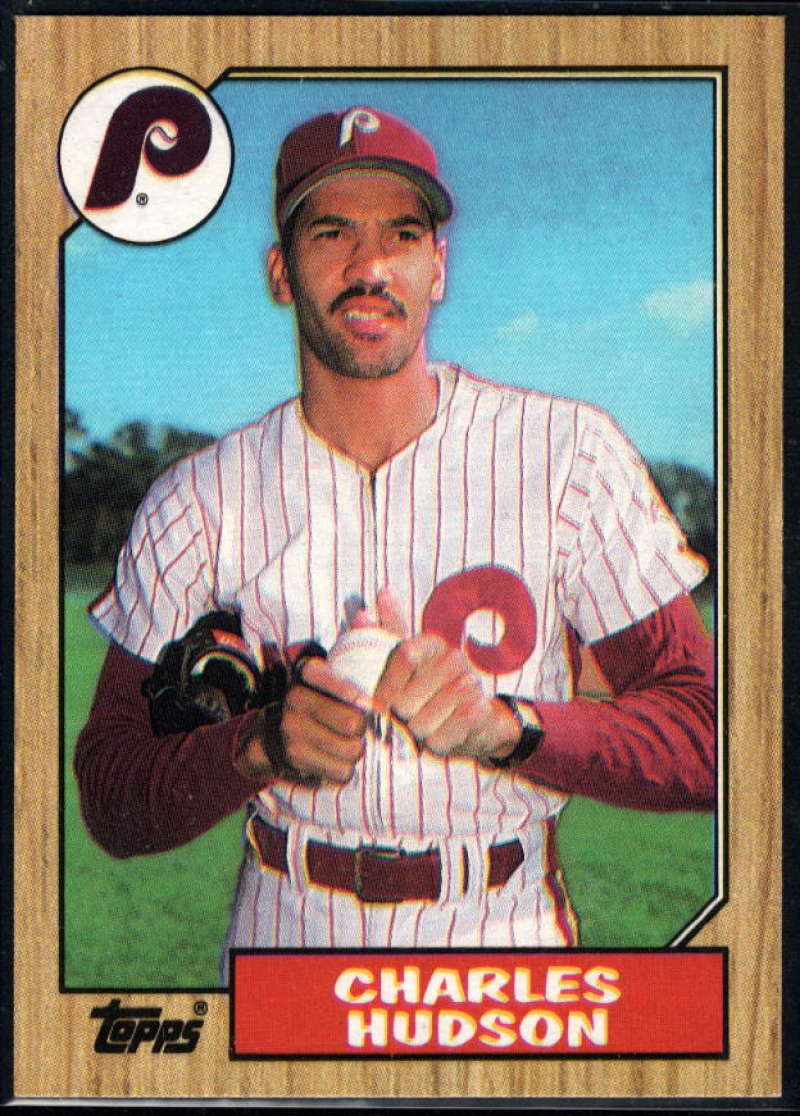 1987 Topps #191 Charles Hudson Phillies Image 1