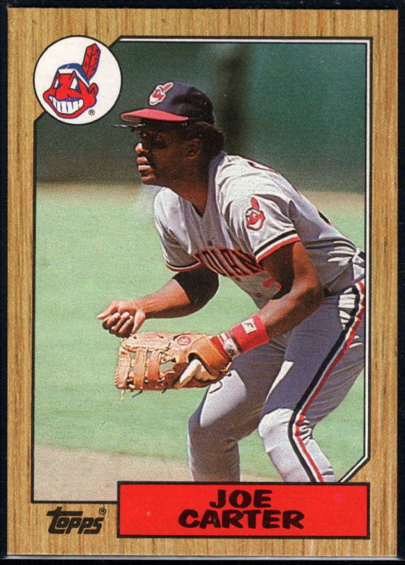 1987 Topps #220 Joe Carter Indians Image 1