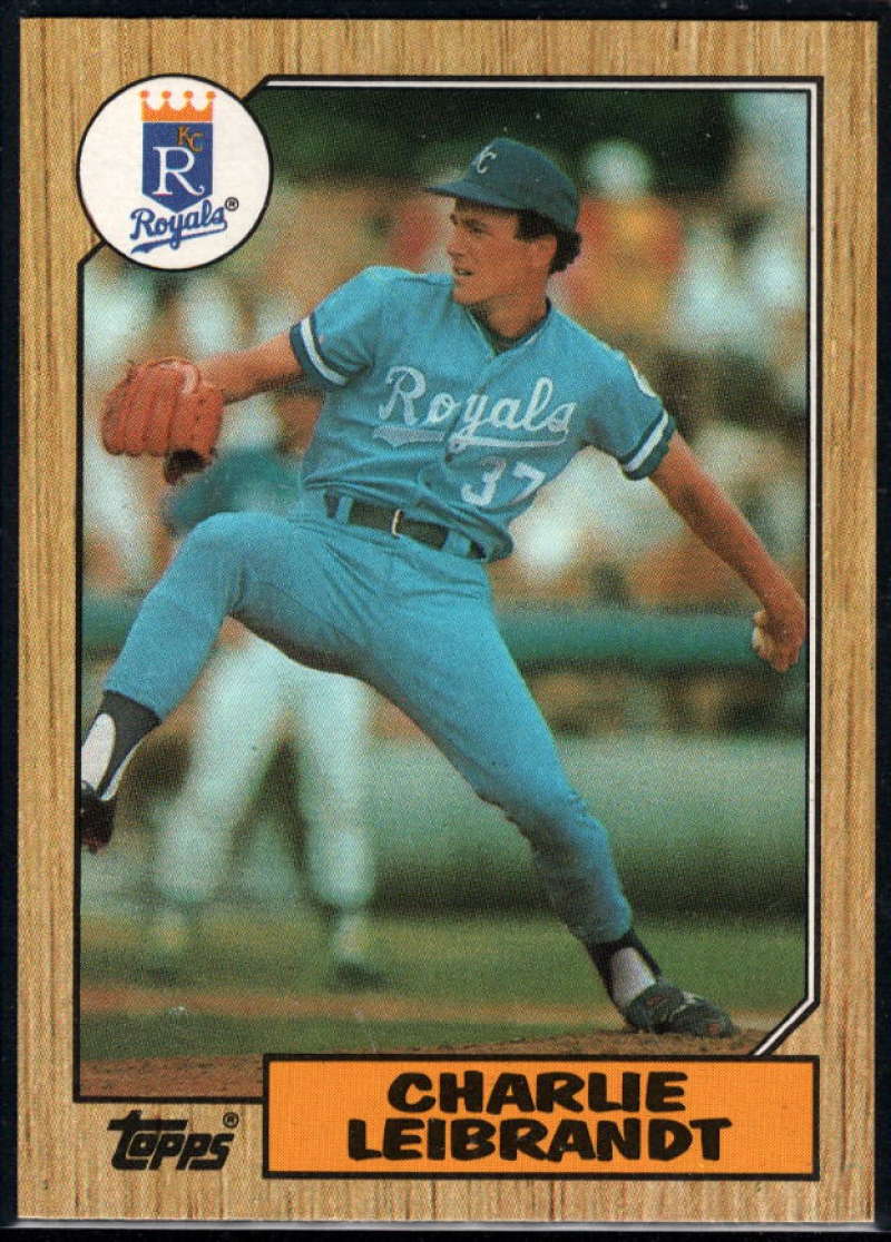 1987 Topps #223 Charlie Leibrandt Royals Image 1
