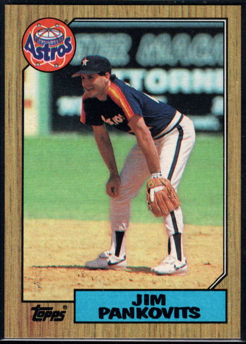 1987 Topps #249 Jim Pankovits Astros Image 1