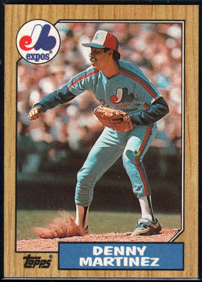 1987 Topps #252 Dennis Martinez Expos Image 1