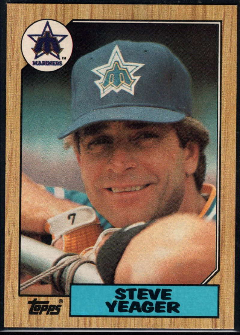 1987 Topps #258 Steve Yeager Mariners Image 1