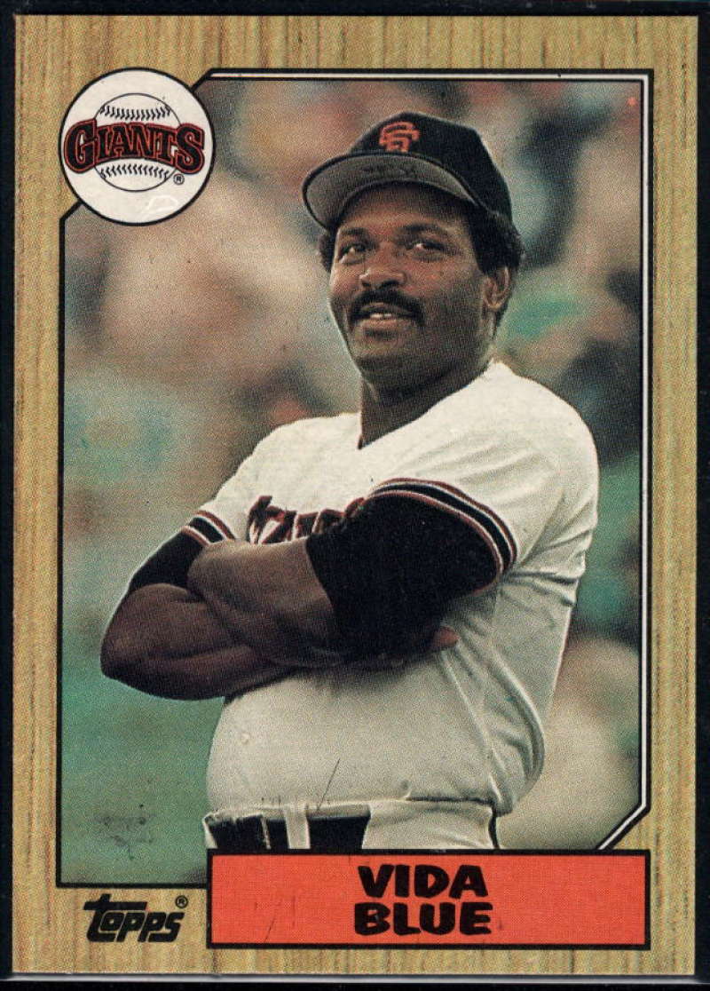 1987 Topps #260 Vida Blue Giants Image 1