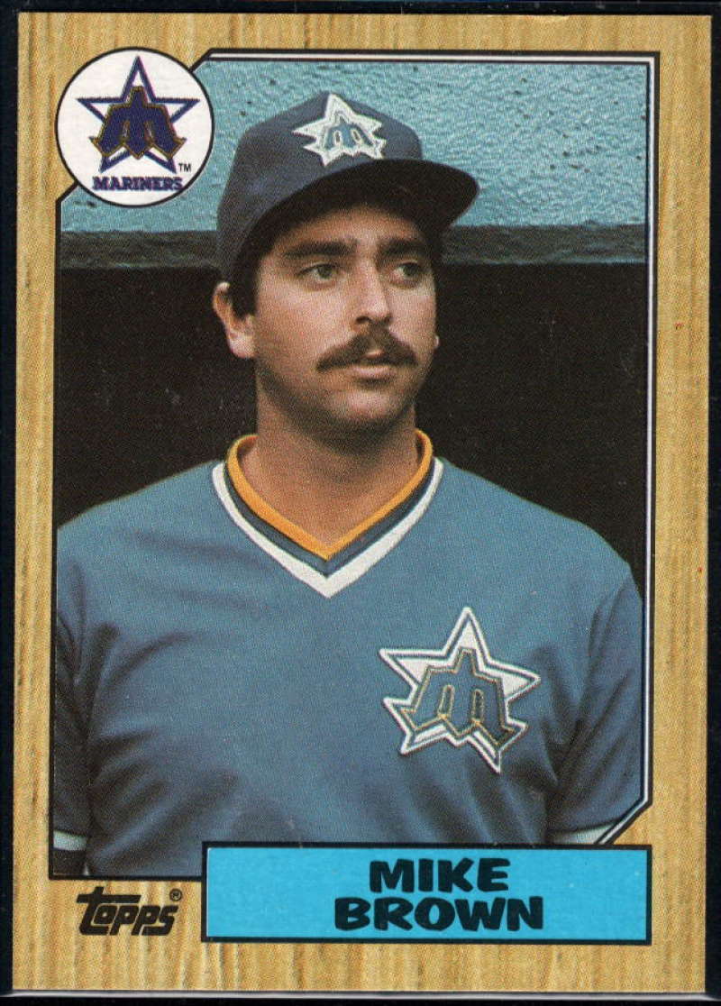1987 Topps #271 Mike G. Brown Mariners Image 1