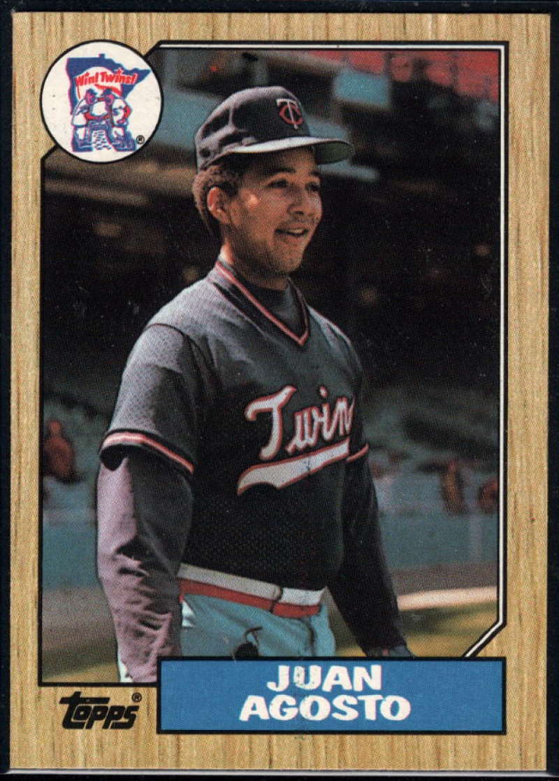 1987 Topps #277 Juan Agosto Twins Image 1