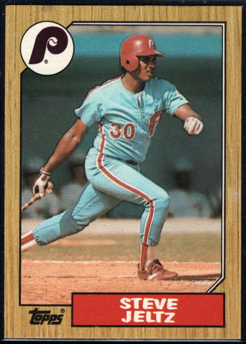 1987 Topps #294 Steve Jeltz Phillies Image 1