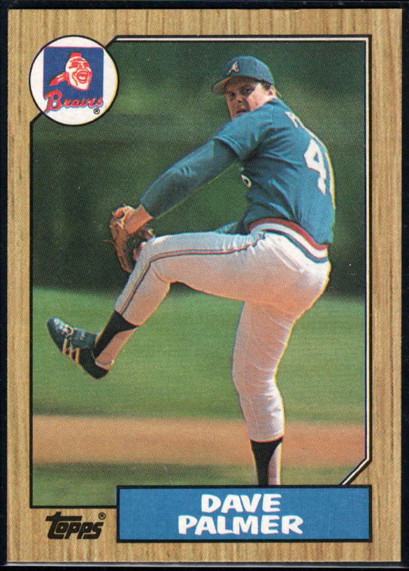 1987 Topps #324 David Palmer Braves Image 1