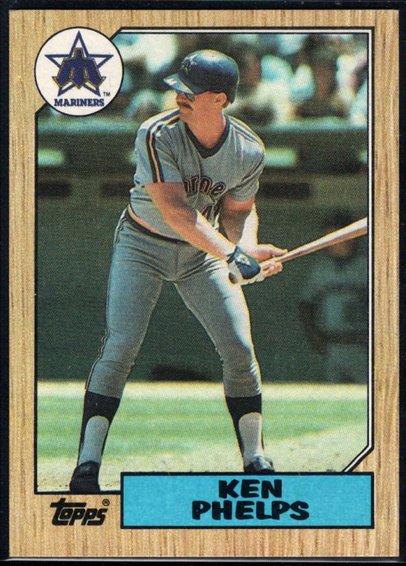 1987 Topps #333 Ken Phelps Mariners Image 1