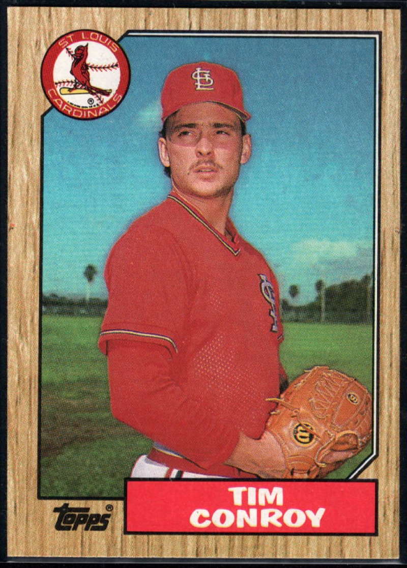 1987 Topps #338 Tim Conroy Cardinals Image 1