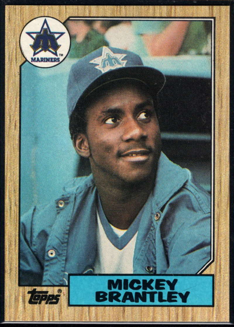 1987 Topps #347 Mickey Brantley Mariners Image 1