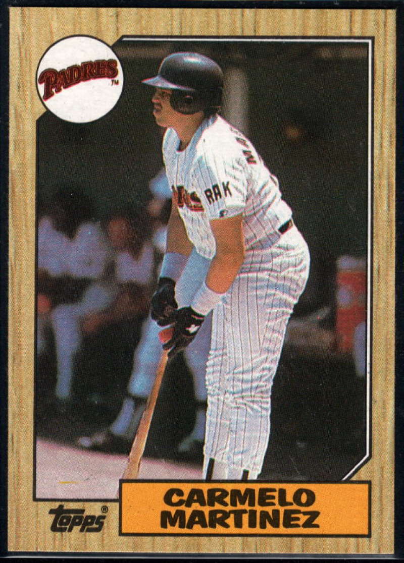 1987 Topps #348 Carmelo Martinez Padres Image 1