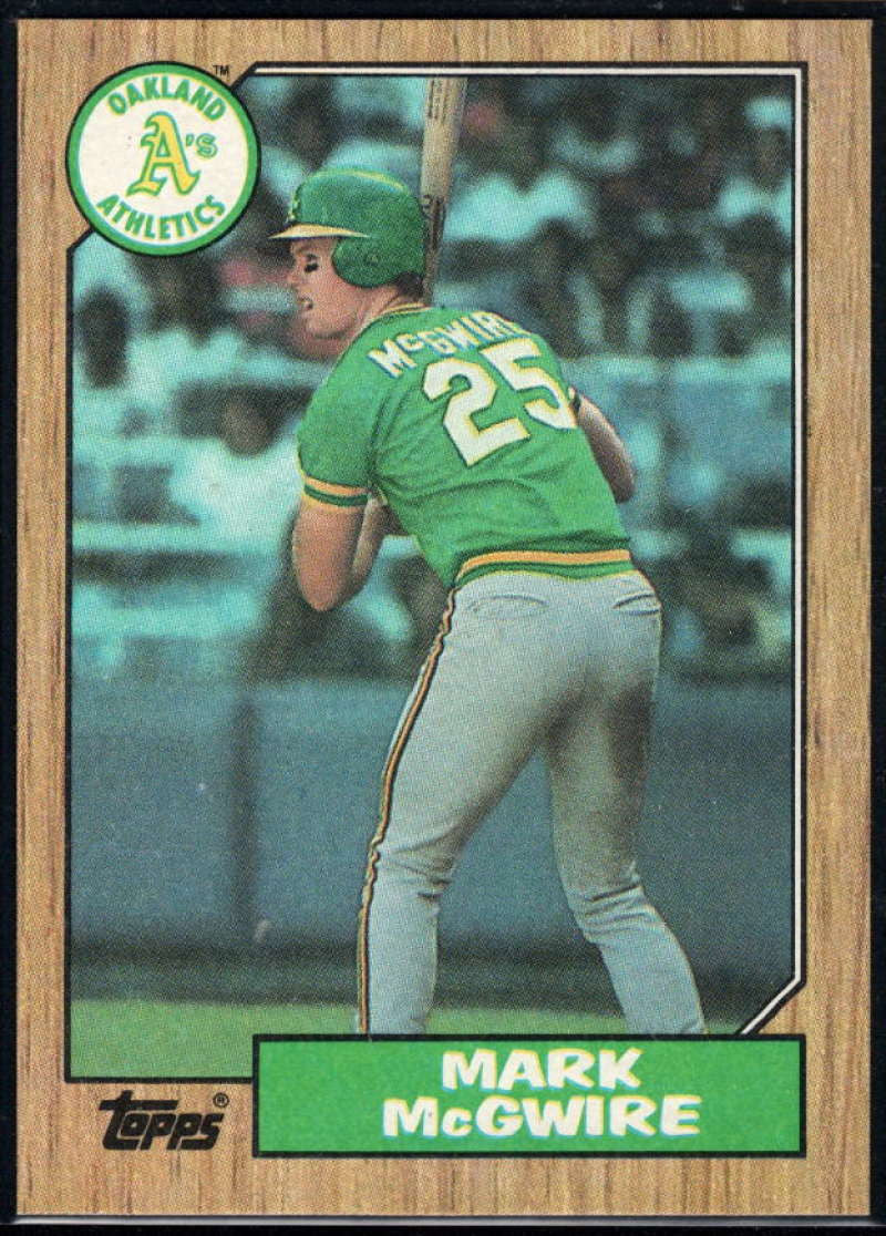 1987 Topps #366 Mark McGwire Athletics