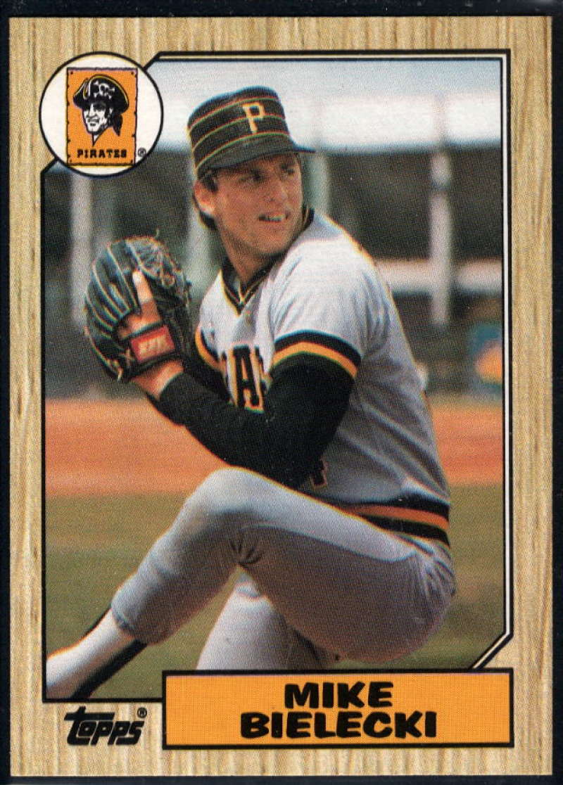 1987 Topps #394 Mike Bielecki Pirates Image 1