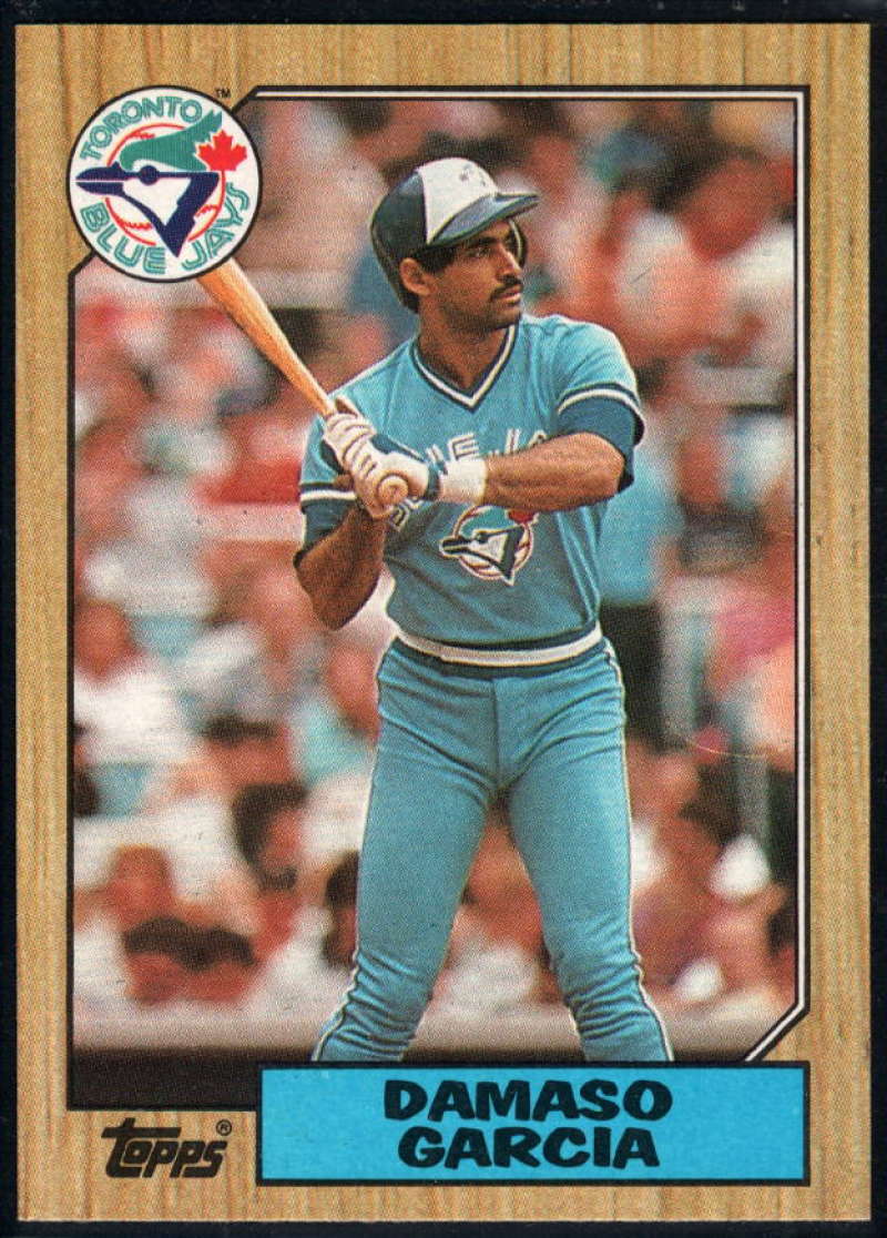 1987 Topps #395 Damaso Garcia Blue Jays Image 1