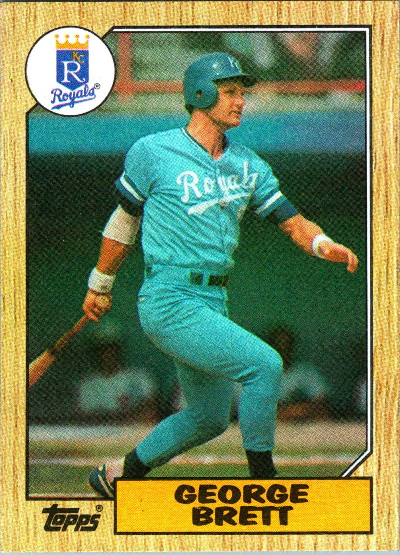 1987 Topps #400 George Brett Royals Image 1