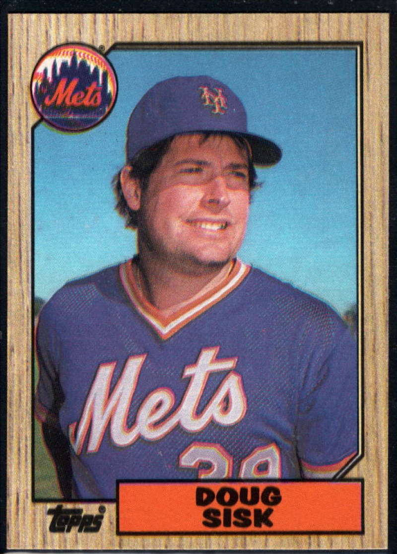 1987 Topps #404 Doug Sisk Mets Image 1