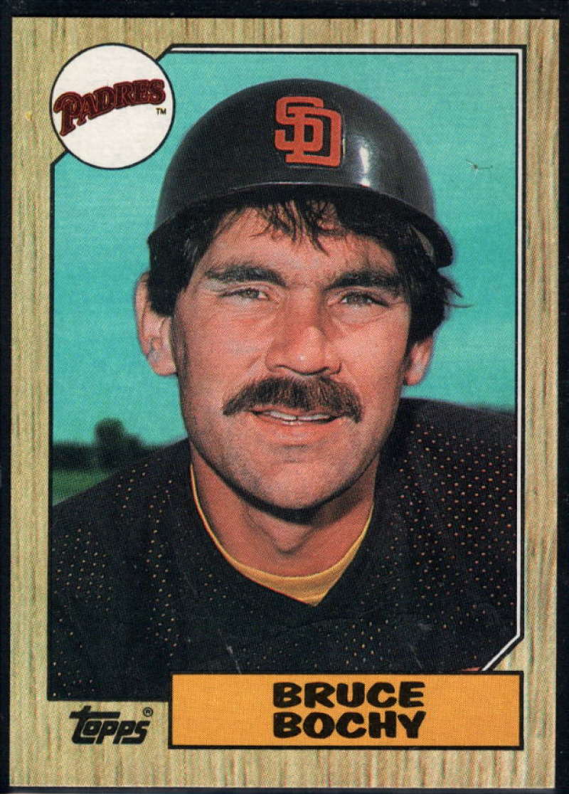 1987 Topps #428 Bruce Bochy Padres Image 1