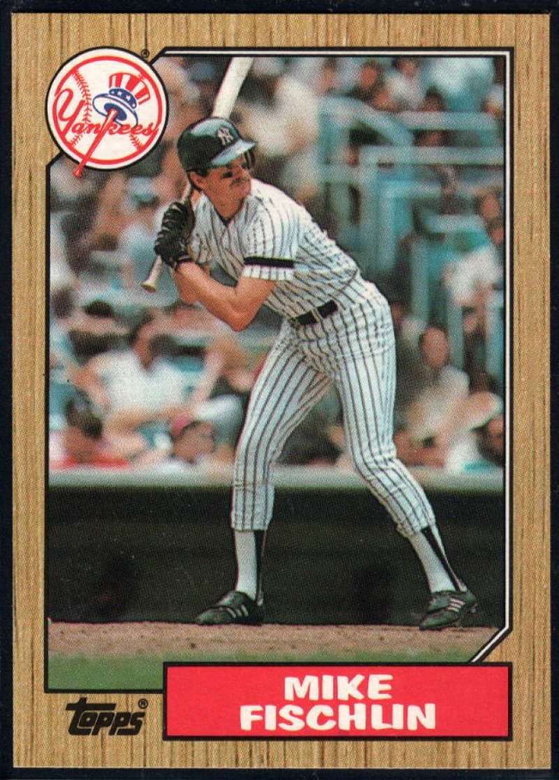 1987 Topps #434 Mike Fischlin Yankees Image 1
