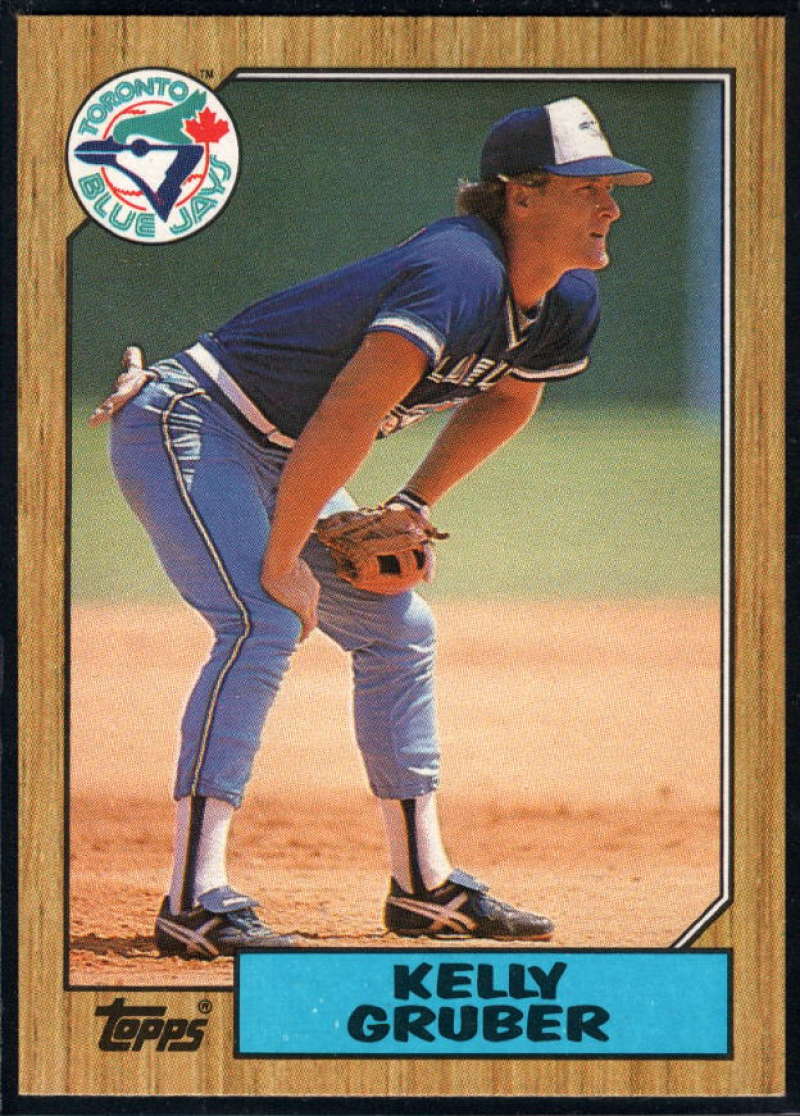 1987 Topps #458 Kelly Gruber Blue Jays Image 1