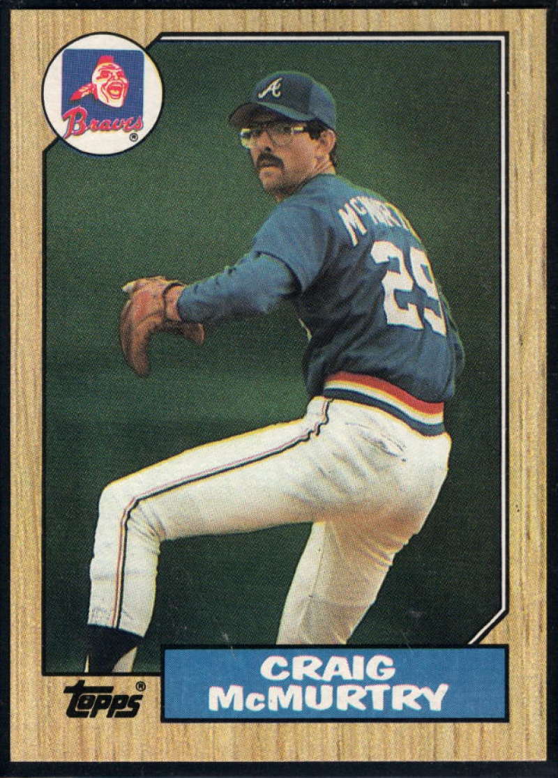 1987 Topps #461 Craig McMurtry Braves Image 1