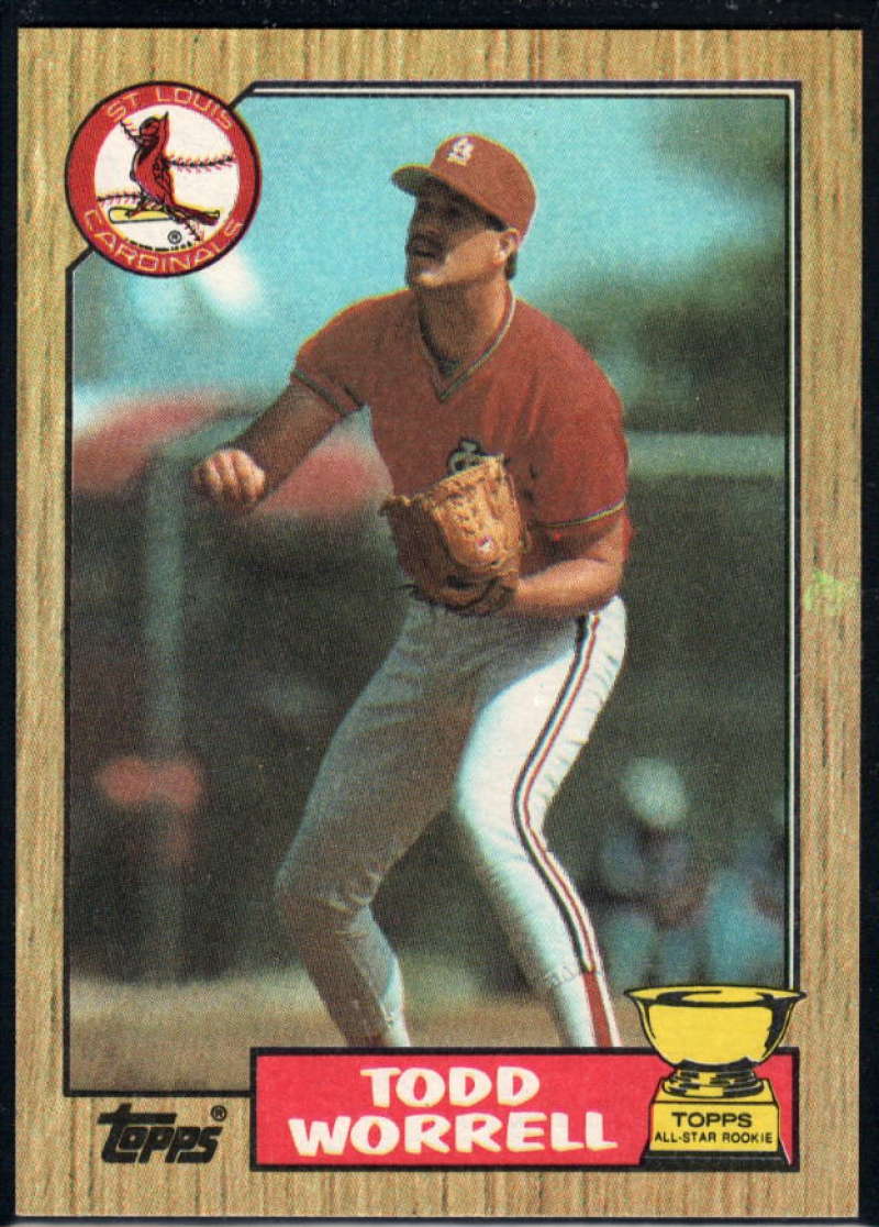 1987 Topps #465 Todd Worrell Cardinals Image 1