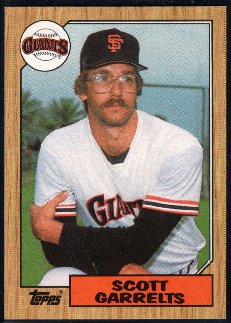 1987 Topps #475 Scott Garrelts Giants Image 1