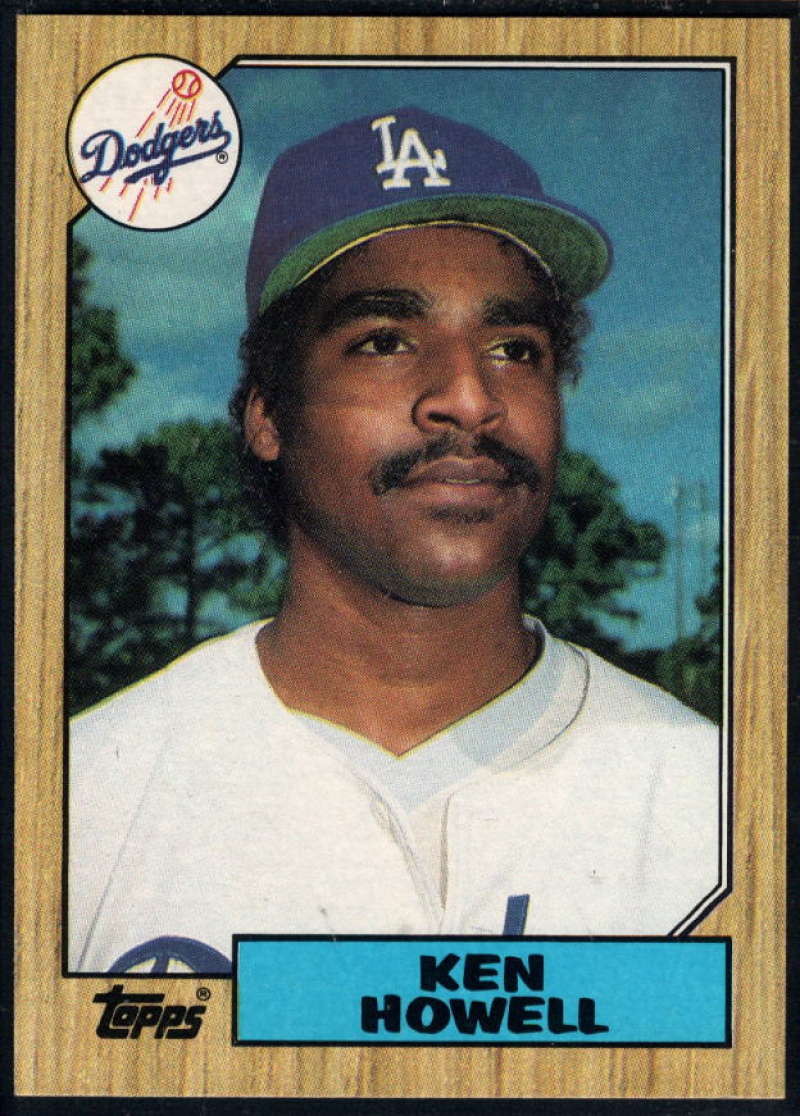 1987 Topps #477 Ken Howell Dodgers Image 1