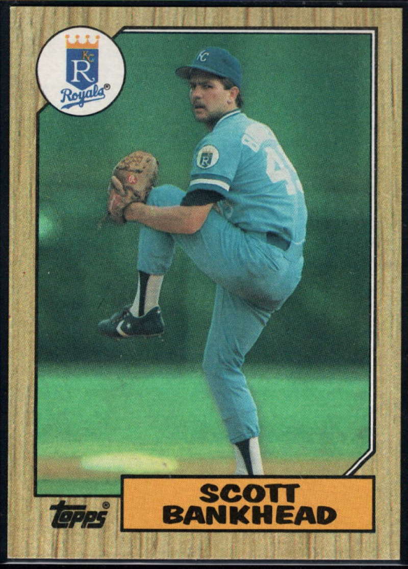 1987 Topps #508 Scott Bankhead Royals Image 1
